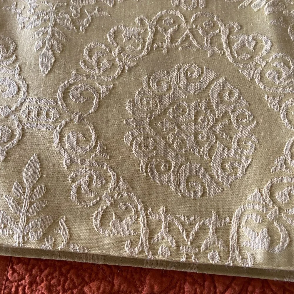 Pier 1 Imports Gold Jacquard Placemats – Set of 4 - Perfect for the Holidays